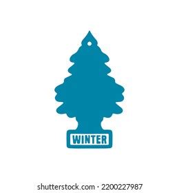 Concept Snow Tree Silhouette Vector Stock Vector (Royalty Free) 2200227987 | Shutterstock