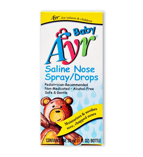 Baby Ayr Saline Nose Spray/Drops - B.F. Ascher & Company, Inc.