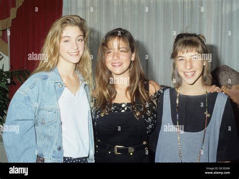 MAYIM BIALIK with Staci Keanan , Soleil Moon Frye 1990.l0287.(Credit Image: © Michael Ferguson ...