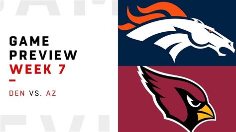 Denver Broncos vs. Arizona Cardinals | Week 7 Game Preview | Keys to the Game - YouTube