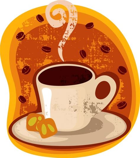 Simple coffee cup stickers vector Vectors graphic art designs in editable .ai .eps .svg format ...