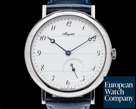 Breguet 5140BB/29/W6 Classique 5140 18K White Gold Enamel Dial (44285) | European Watch Co.