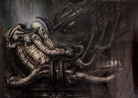 Alien concept art - H.R. Giger (1978) : conceptart