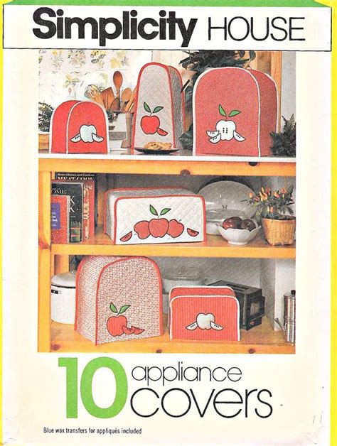 Vintage Appliance Covers Sewing Pattern Unused and Easy to | Etsy ...