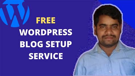 FREE WordPress Blog Setup Service - YouTube