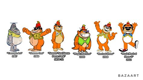 The Banana Splits - Bingo Through Out The Years by Bugmaser on DeviantArt