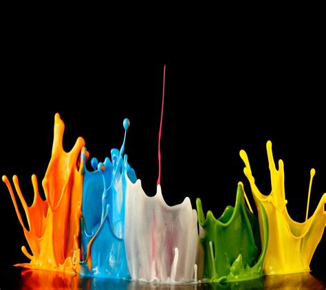 Multicolored paint splash HD wallpaper, colorful, abstract, paint splatter HD wallpaper ...