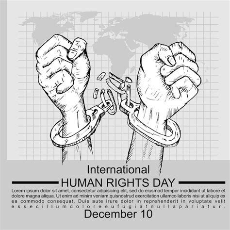 Premium Vector | International human rights day, poster and banner