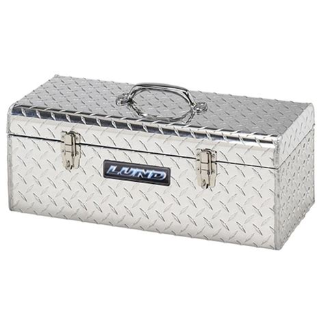 Lund 24 in. Aluminum Hand-Held Tool Box-5124T - The Home Depot