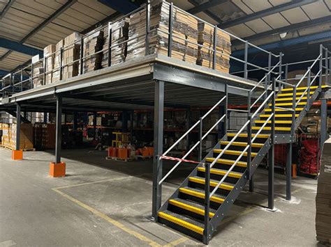 Steel Warehouse Mezzanine Floor System | Unracking