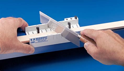 Midwest Products Easy Miter Box Deluxe for Crafting, Model Building, and Woodworking - Walmart.com