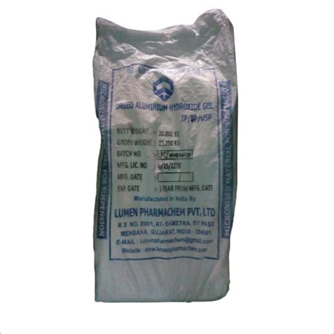 Dried Aluminium Hydroxide Gel Cas No: 142606-53-9 at Best Price in Baddi | Shiva Drugs And ...