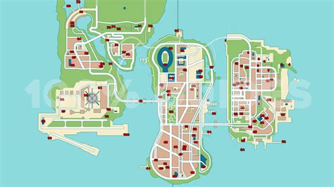 Gta Vice City Map Of Hidden Packages