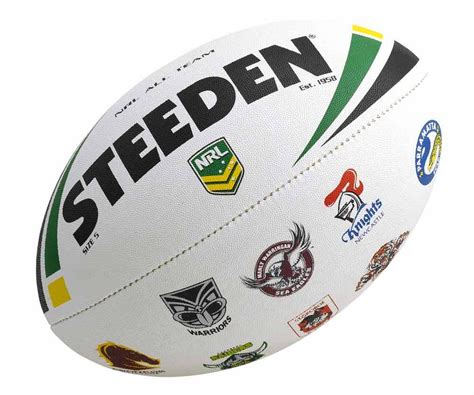 Steeden NRL All Team Logo Football For Sale | BallSports Australia