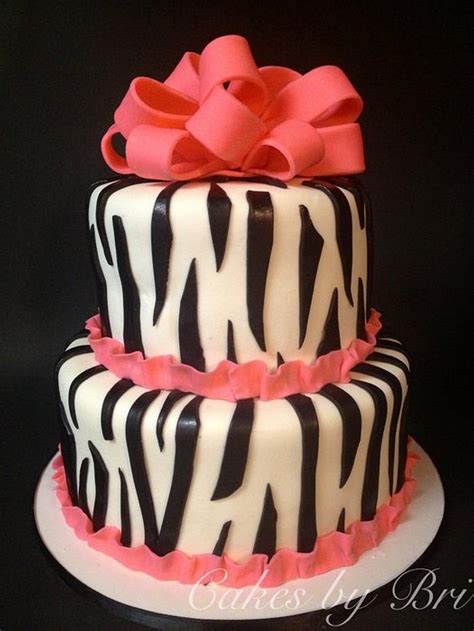 Zebra print cake - Decorated Cake by Something Sweet - CakesDecor