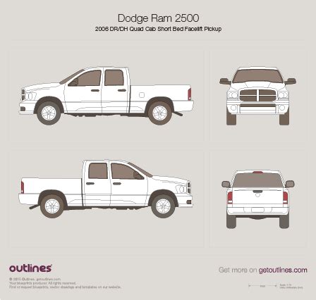 Dodge Ram 1500 Drawing