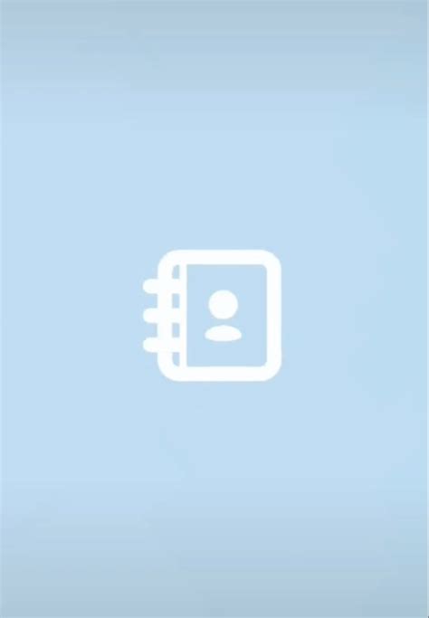 Light blue contacts icon | Blue aesthetic pastel, Iphone app design, App icon