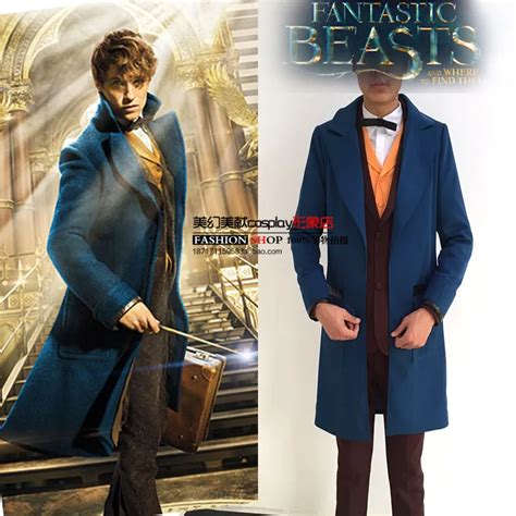 Aliexpress.com : Buy Fantastic Beasts and Where to Find Them Scamander Cosplay Newt Scamander ...