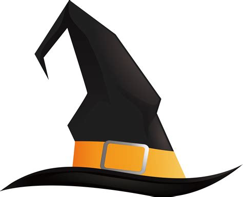 Witch hat Halloween Pointed hat - Black Wizard Hat png download - 3166*2570 - Free Transparent ...