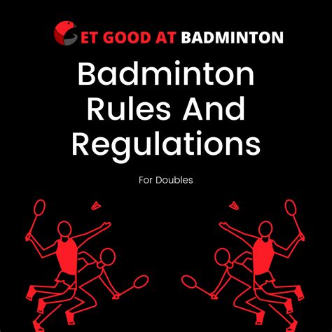 Badminton Rules and Regulations For Doubles - Get Good At Badminton