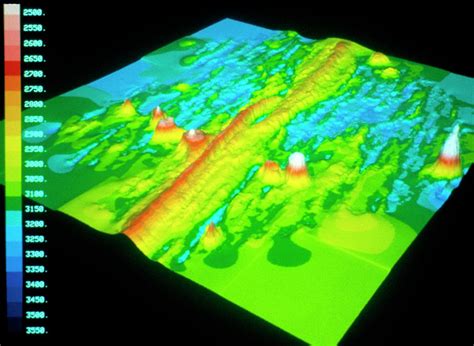 False-col 3-d Map Of Part Of East Pacific Rise Photograph by Dr Ken Macdonald/science Photo ...