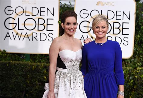 Golden Globe Hosts Amy Poehler & Tina Fey Look Flawless In Their First Of Many Looks!