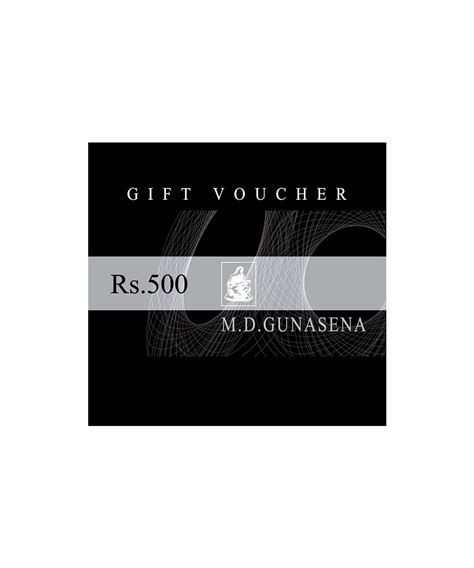 Gift Vouchers – Rs.500 | M.D. Gunasena