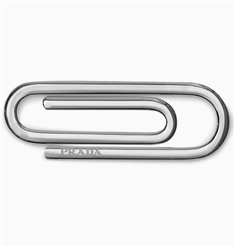 Prada Sterling Silver Money Clip