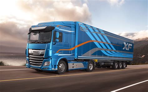 Download wallpapers DAF XF, 450 FT, 2017, truck, 4k, space cab, road, DAF for desktop free ...