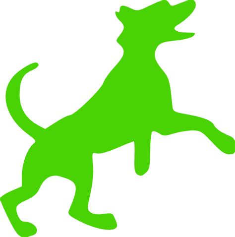 Green Dog Clip Art at Clker.com - vector clip art online, royalty free & public domain