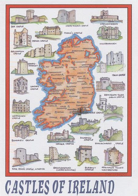 Castles In Ireland Map