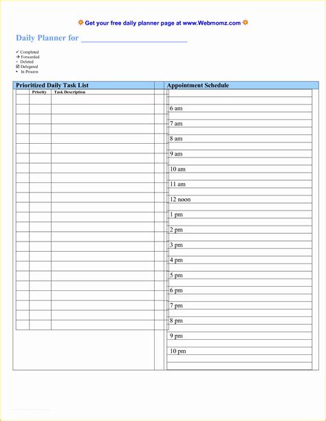 Free Task Template Of 6 Daily Task List Template | Heritagechristiancollege