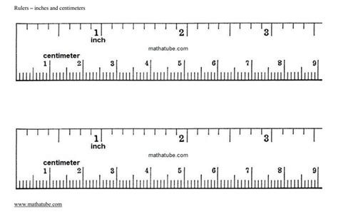 Printable Paper Rulers Inches And Centimeter Color And | ubicaciondepersonas.cdmx.gob.mx