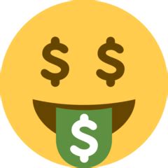 Cara con lengua de dinero Emoji 🤑