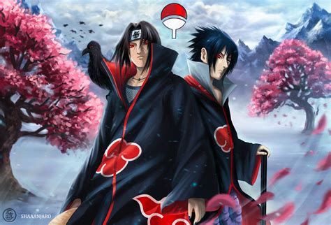 Itachi and Sasuke fan art by me! : r/Naruto