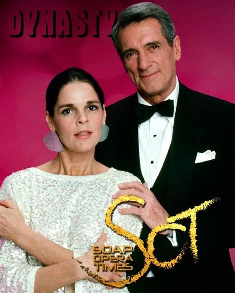 Ali MacGraw as 'Lady Ashley Mitchell' & Rock Hudson as 'Daniel Reece' on 'Dynasty' 1980's ...