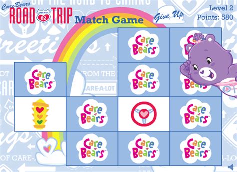 Care Bears: Road Trip Match Game - Play Online on Flash Museum 🕹️