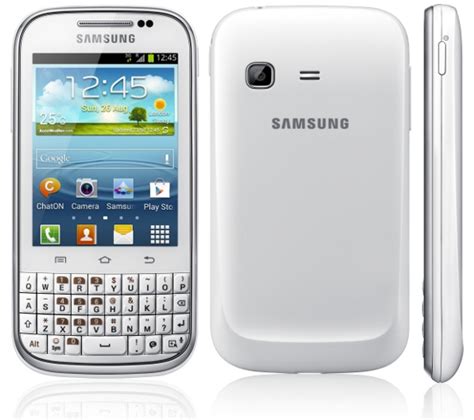 Samsung Galaxy Chat with 3-inch display, QWERTY keyboard and Android 4.0 announced