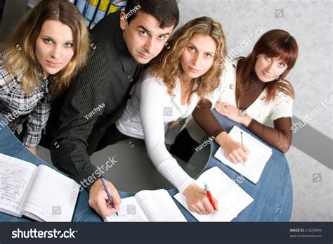 Group Business People Writing Notes Stock Photo 21829849 - Shutterstock