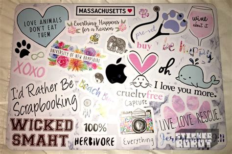 10 Completely Sticker-Covered Laptops | Sticker Robot Custom Stickers