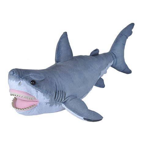 Wild Republic Great White Shark Plush, Stuffed Animal, Plush Toy, Gifts ...