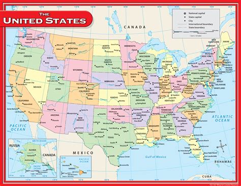 US Map Chart - TCR7657 | Teacher Created Resources