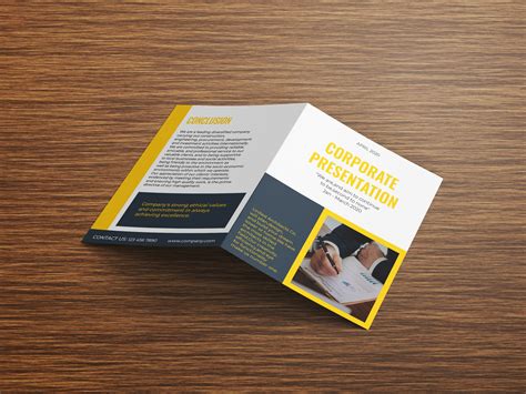 Bi-Fold Marketing Brochure A4 – PSD AI Template by Graphicques | Codester