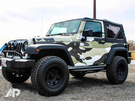 Camo Jeep Vehicle Wrap - Absolute Perfection Baltimore, Md