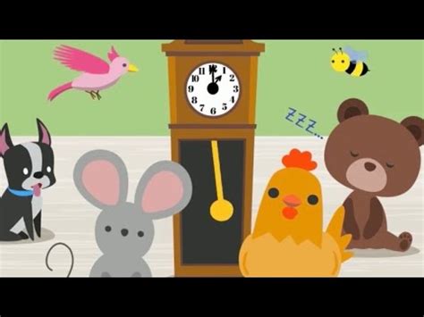 【Hickory Dickory Dock】ヒッコリーディッコリードック♪ 英語のうた♪ ヒコリディコリドック ♪ nursery rhyme ...