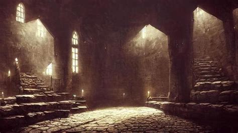 Free Vectors | Dark dungeon background illustration