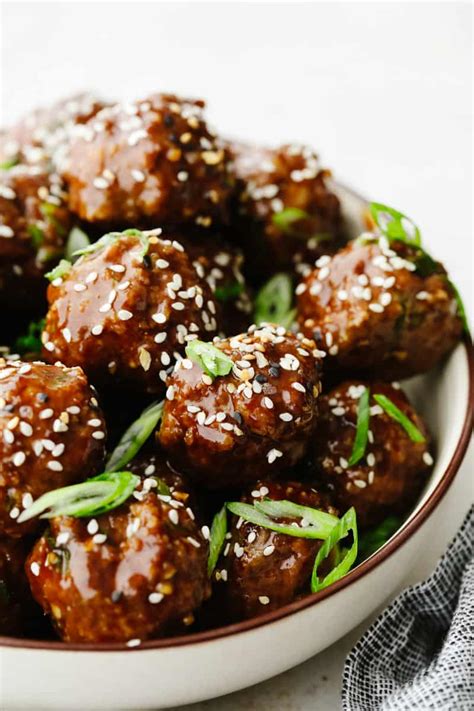 Saucy Asian Meatballs | Recipe Cart