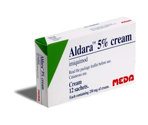 Aldara 5% cream (imiquimod) 250mg – 12 sachets - Ehealth Kenya