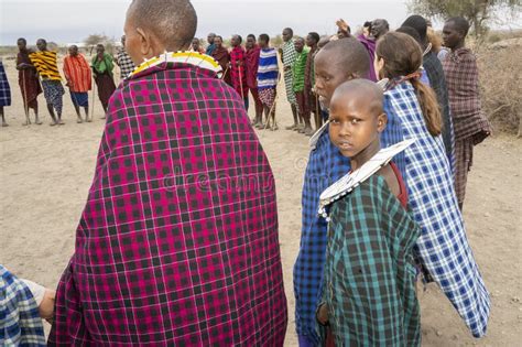 A Masai Dance in Tanzania editorial stock image. Image of ethnic ...