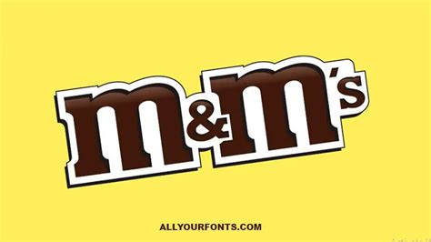 M&M's Logo Font Download - All Your Fonts